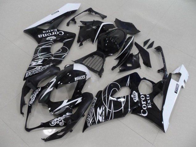Schwarz Corona 05-06 GSXR 1000 Motorrad Verkleidung Schwarz Corona 05-06 GSXR 1000 Motorrad Verkleidung