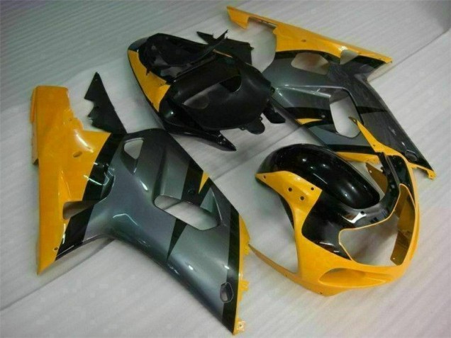 Schwarz Gelb 01-03 GSXR 600/750 Motorrad Verkleidung Schwarz Gelb 01-03 GSXR 600/750 Motorrad Verkleidung