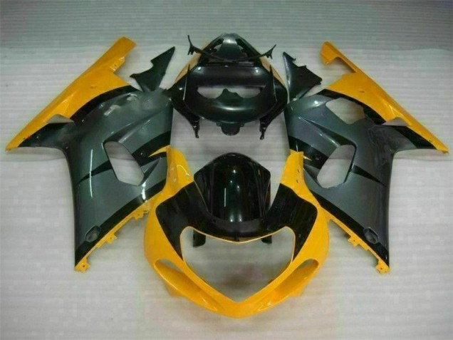 Schwarz Gelb 01-03 GSXR 600/750 Motorrad Verkleidung Schwarz Gelb 01-03 GSXR 600/750 Motorrad Verkleidung
