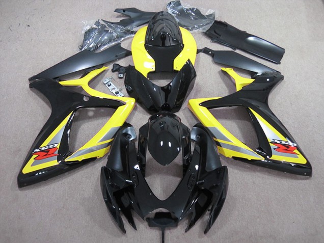 Schwarz Gelb 06-07 GSXR 600 Motorrad Verkleidung Schwarz Gelb 06-07 GSXR 600 Motorrad Verkleidung