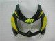 Schwarz Gelb 46 08-12 EX250 Motorrad Verkleidung Schwarz Gelb 46 08-12 EX250 Motorrad Verkleidung