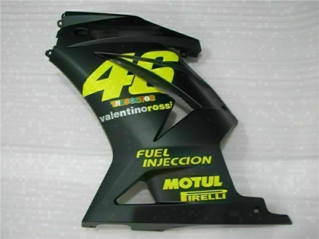 Schwarz Gelb 46 08-12 EX250 Motorrad Verkleidung Schwarz Gelb 46 08-12 EX250 Motorrad Verkleidung