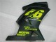 Schwarz Gelb 46 08-12 EX250 Motorrad Verkleidung Schwarz Gelb 46 08-12 EX250 Motorrad Verkleidung