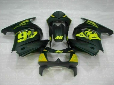 Schwarz Gelb 46 08-12 EX250 Motorrad Verkleidung
