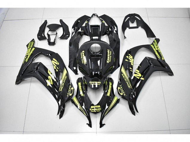 Schwarz Gelb Rennen Team Ninja 16-19 ZX10R Motorrad Verkleidung Schwarz Gelb Rennen Team Ninja 16-19 ZX10R Motorrad Verkleidung