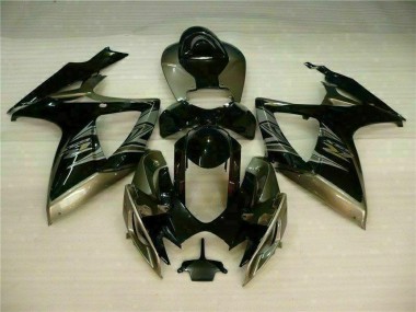 Schwarz Grau 06-07 GSXR 600/750 Motorrad Verkleidungen