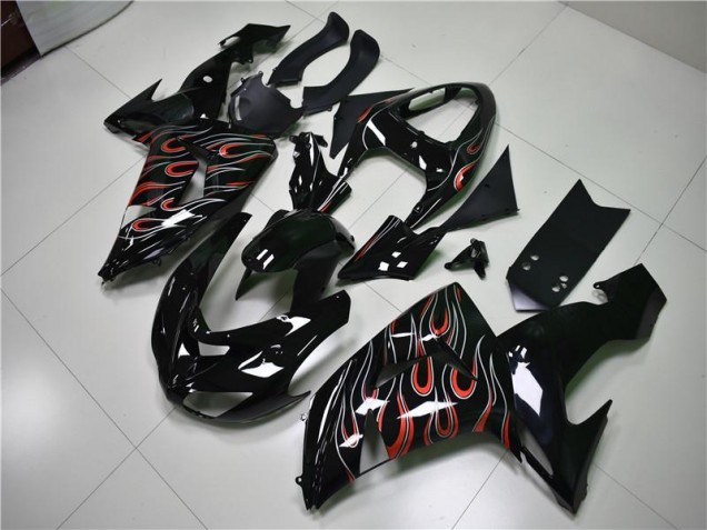 Schwarz Grau Rot 06-07 ZX10R Motorrad Verkleidung Schwarz Grau Rot 06-07 ZX10R Motorrad Verkleidung