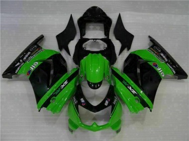 Schwarz Grün 08-12 EX250 Motorrad Vollverkleidung
