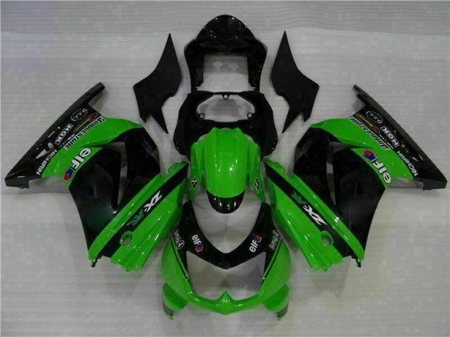 Schwarz Grün 08-12 EX250 Motorrad Vollverkleidung