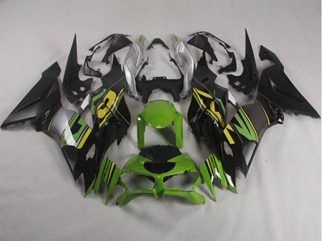 Schwarz Grün 19-23 ZX6R Motorrad Verkleidung Schwarz Grün 19-23 ZX6R Motorrad Verkleidung