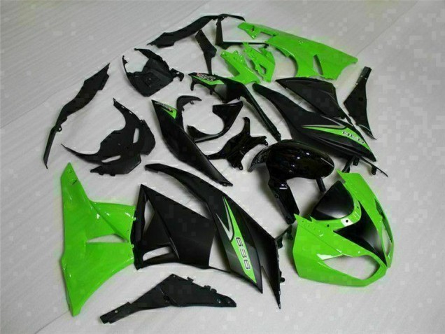 Schwarz Grün 636 09-12 ZX6R Motorrad Verkleidung Schwarz Grün 636 09-12 ZX6R Motorrad Verkleidung
