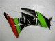 Schwarz Grün Rot 09-12 ZX6R Motorrad Verkleidung Schwarz Grün Rot 09-12 ZX6R Motorrad Verkleidung