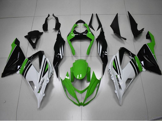 Schwarz Grün Weiß 13-18 ZX6R Motorrad Verkleidung Schwarz Grün Weiß 13-18 ZX6R Motorrad Verkleidung