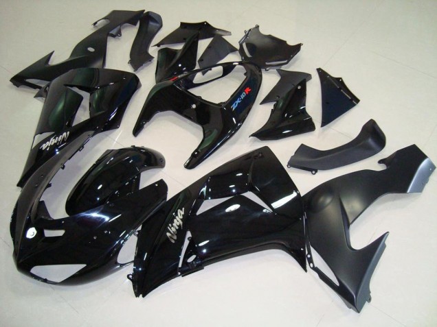 Schwarz Matt Schwarz 06-07 ZX10R Motorrad Verkleidung Schwarz Matt Schwarz 06-07 ZX10R Motorrad Verkleidung