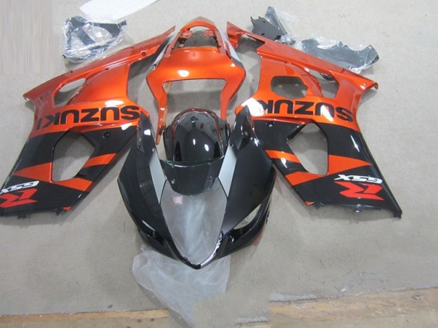 Schwarz Orange 03-04 GSXR 1000 Motorrad Verkleidung Schwarz Orange 03-04 GSXR 1000 Motorrad Verkleidung
