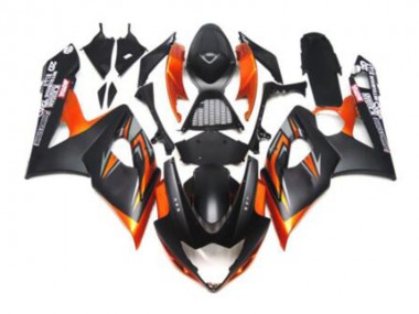 Schwarz Orange 05-06 GSXR 1000 Motorrad Verkleidung