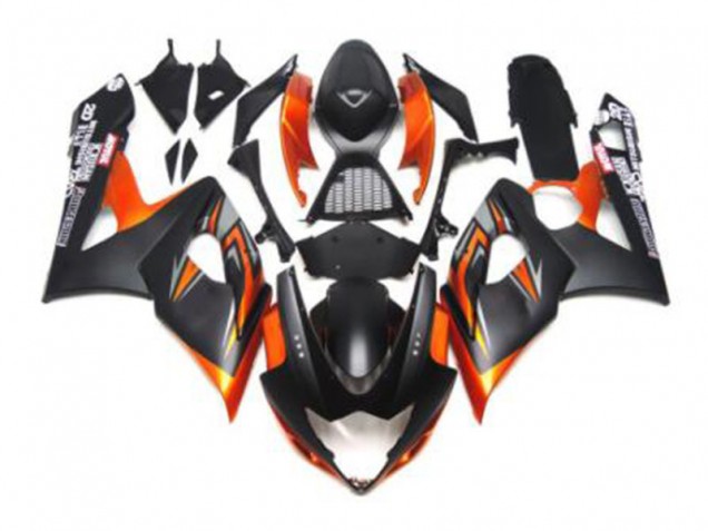 Schwarz Orange 05-06 GSXR 1000 Motorrad Verkleidung Schwarz Orange 05-06 GSXR 1000 Motorrad Verkleidung