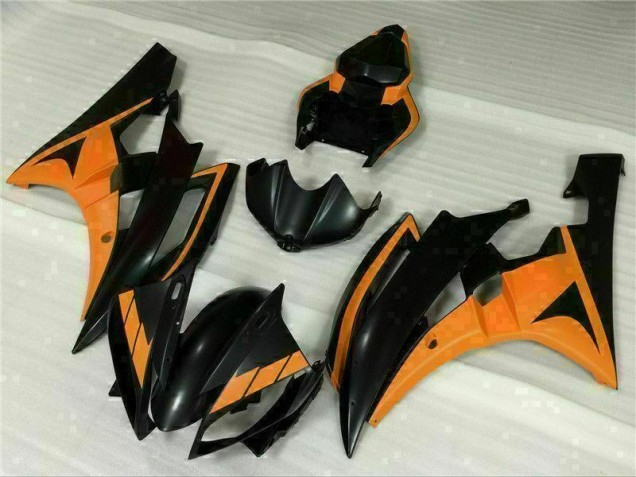 Schwarz Orange 06-07 YZF R6 Motorrad Verkleidung