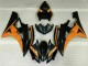 Schwarz Orange 06-07 YZF R6 Motorrad Verkleidung