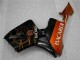 Schwarz Orange BACARDI 05-06 CBR600RR Motorrad Verkleidung