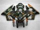 Schwarz Orange BACARDI 05-06 CBR600RR Motorrad Verkleidung