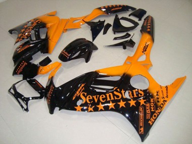 Schwarz Orange Sieben Sterne 95-98 CBR600 F3 Motorrad Verkleidung