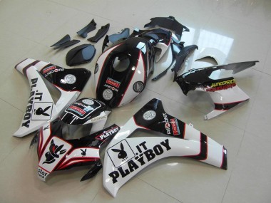 Schwarz Playboy 08-11 CBR1000RR Motorrad Verkleidung