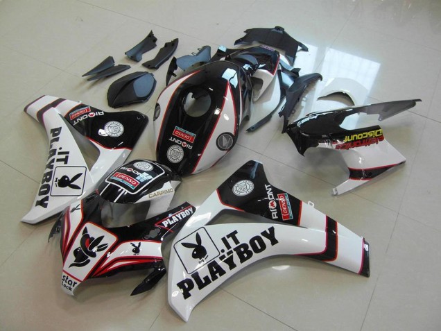 Schwarz Playboy 08-11 CBR1000RR Motorrad Verkleidung Schwarz Playboy 08-11 CBR1000RR Motorrad Verkleidung