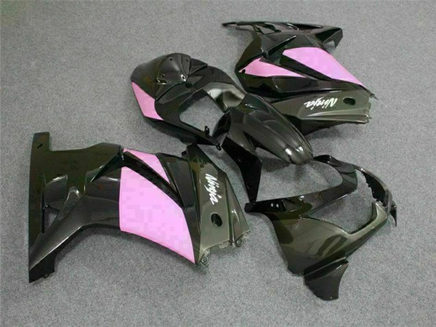 Schwarz Rosa Ninja 08-12 EX250 Motorrad Verkleidung