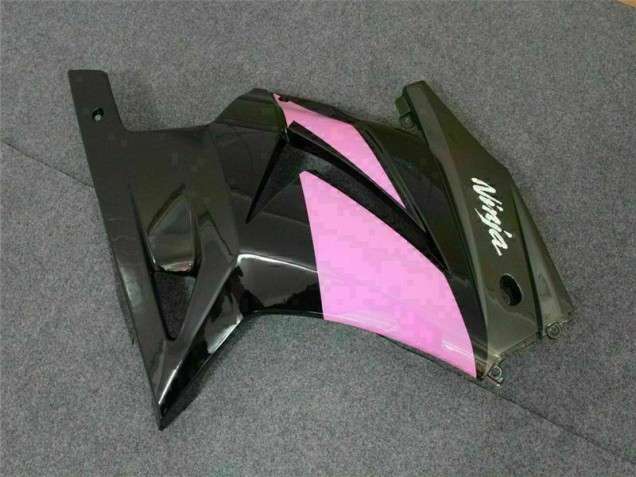 Schwarz Rosa Ninja 08-12 EX250 Motorrad Verkleidung
