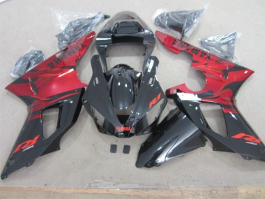 Schwarz Rot 00-01 YZF R1 Motorrad Verkleidung