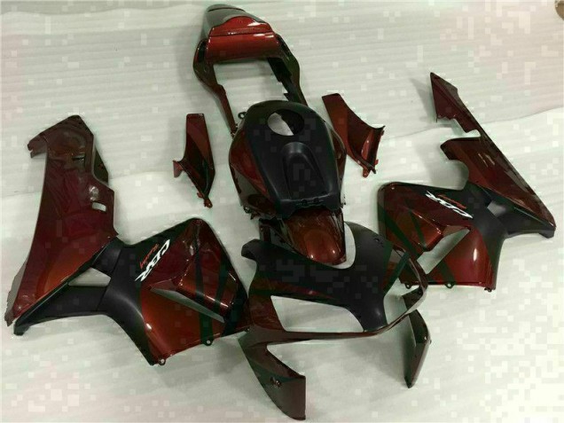 Schwarz Rot 03-04 CBR600RR Motorrad Verkleidungen