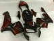 Schwarz Rot 03-04 CBR600RR Motorrad Verkleidungen