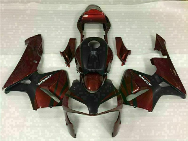 Schwarz Rot 03-04 CBR600RR Motorrad Verkleidungen