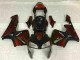 Schwarz Rot 03-04 CBR600RR Motorrad Verkleidungen