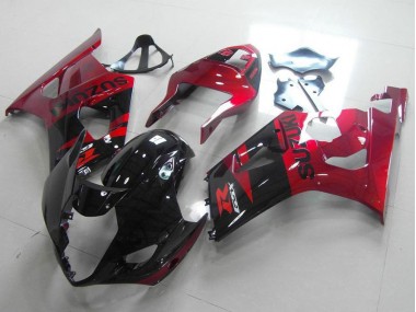 Schwarz Rot 03-04 GSXR 1000 Motorrad Verkleidungen