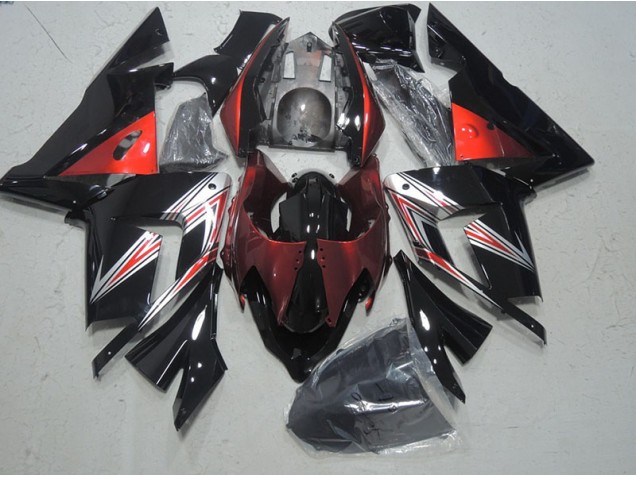 Schwarz Rot 03-05 ZX10R Motorrad Verkleidung Schwarz Rot 03-05 ZX10R Motorrad Verkleidung