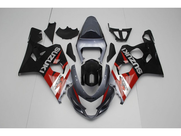 Schwarz Rot 04-05 GSXR 750 Motorrad Verkleidung Schwarz Rot 04-05 GSXR 750 Motorrad Verkleidung