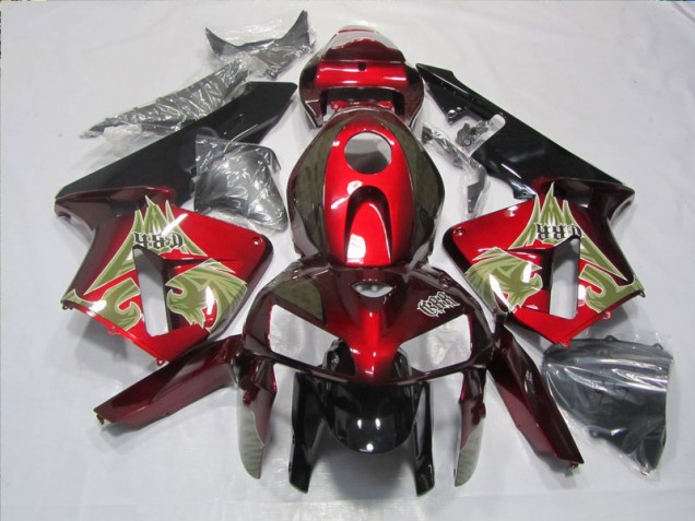 Schwarz Rot 05-06 CBR600RR Motorrad Verkleidung Komplett Sets Schwarz Rot 05-06 CBR600RR Motorrad Verkleidung Komplett Sets