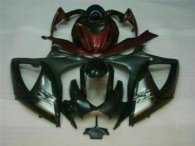 Schwarz Rot 06-07 GSXR 600/750 Motorrad Verkleidungen Schwarz Rot 06-07 GSXR 600/750 Motorrad Verkleidungen