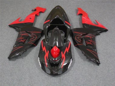 Schwarz Rot 06-07 ZX10R Motorrad Verkleidung