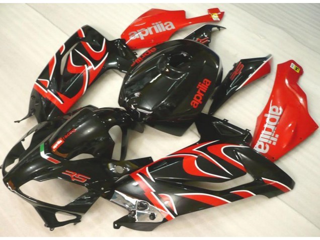 Schwarz Rot 06-11 RS125 Motorrad Verkleidung Schwarz Rot 06-11 RS125 Motorrad Verkleidung