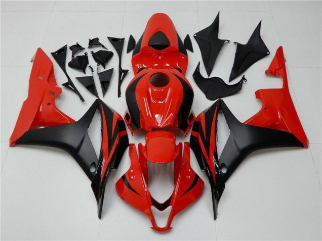 Schwarz Rot 07-08 CBR600RR Motorrad Vollverkleidung Schwarz Rot 07-08 CBR600RR Motorrad Vollverkleidung