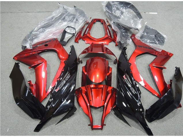 Schwarz Rot 11-15 ZX10R Motorrad Verkleidung