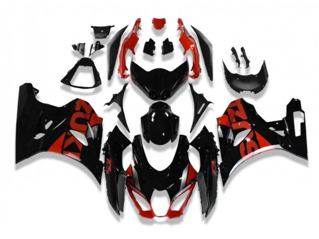 Schwarz Rot 17-21 GSXR 1000 Motorrad Verkleidungen
