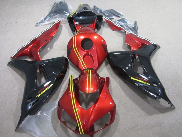 Schwarz Rot Gelb 06-07 CBR1000RR Motorrad Verkleidung