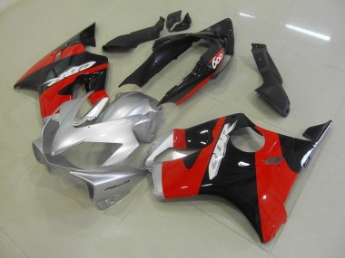 Schwarz Rot Silber 04-07 CBR600 F4i Motorrad Verkleidung