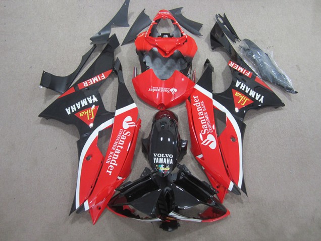 Schwarz Rot Weiß SantUnder 08-16 YZF R6 Motorrad Verkleidung Schwarz Rot Weiß SantUnder 08-16 YZF R6 Motorrad Verkleidung