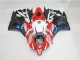 Schwarz Rote Weiß 09-12 CBR600RR Motorrad Verkleidungen