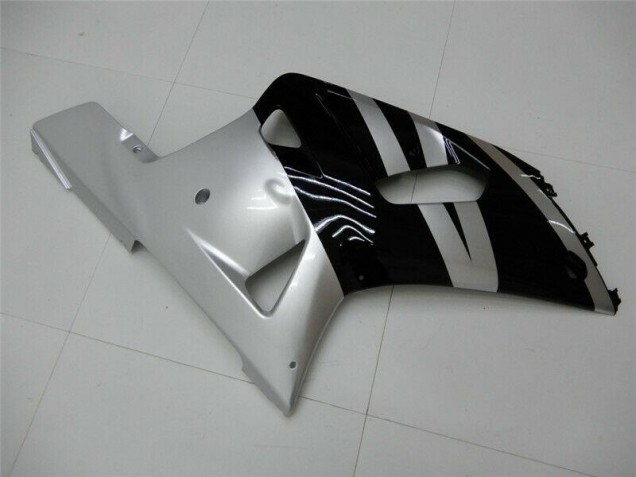 Schwarz Silber 01-03 GSXR 600/750 Motorrad Verkleidung Schwarz Silber 01-03 GSXR 600/750 Motorrad Verkleidung
